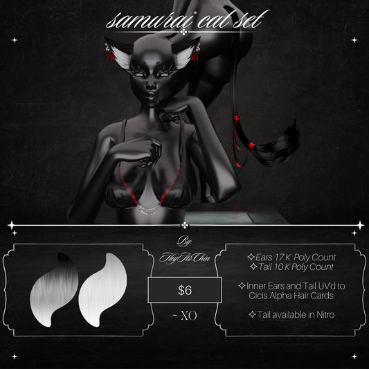 ✧ Samurai Cat Set ✧