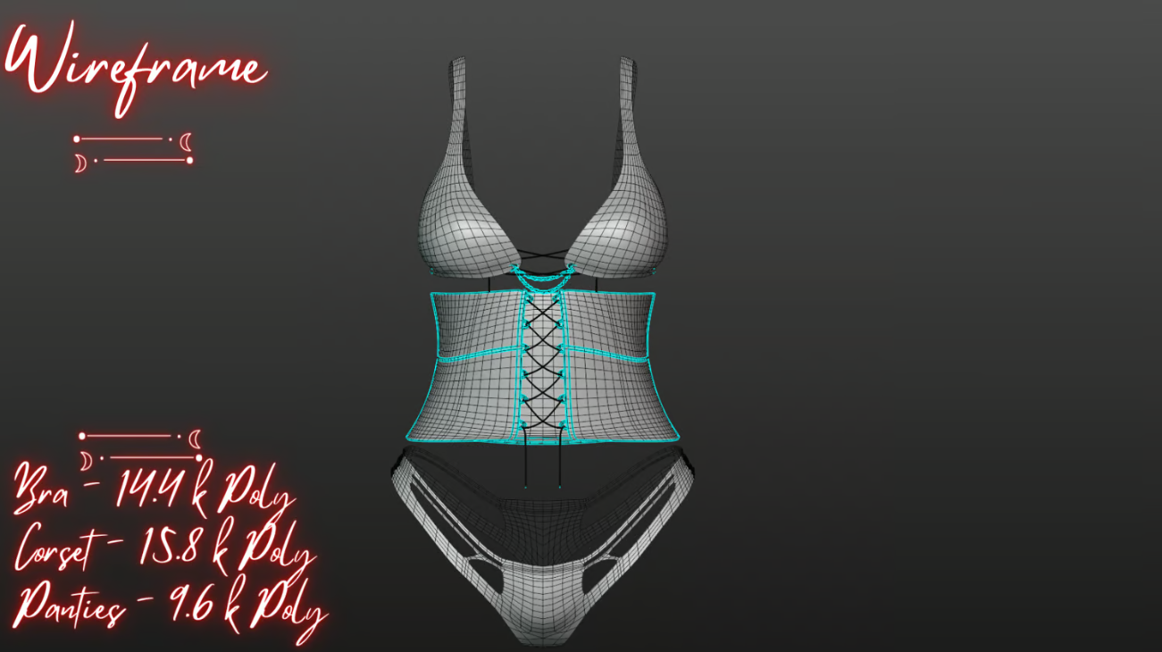 ✧ "Loose Ties" Lingerie Set ✧