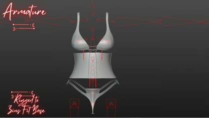 ✧ "Loose Ties" Lingerie Set ✧